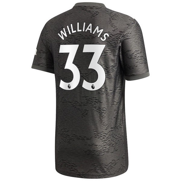 Maglia Manchester United NO.33 Williams Away 20/21 Nero